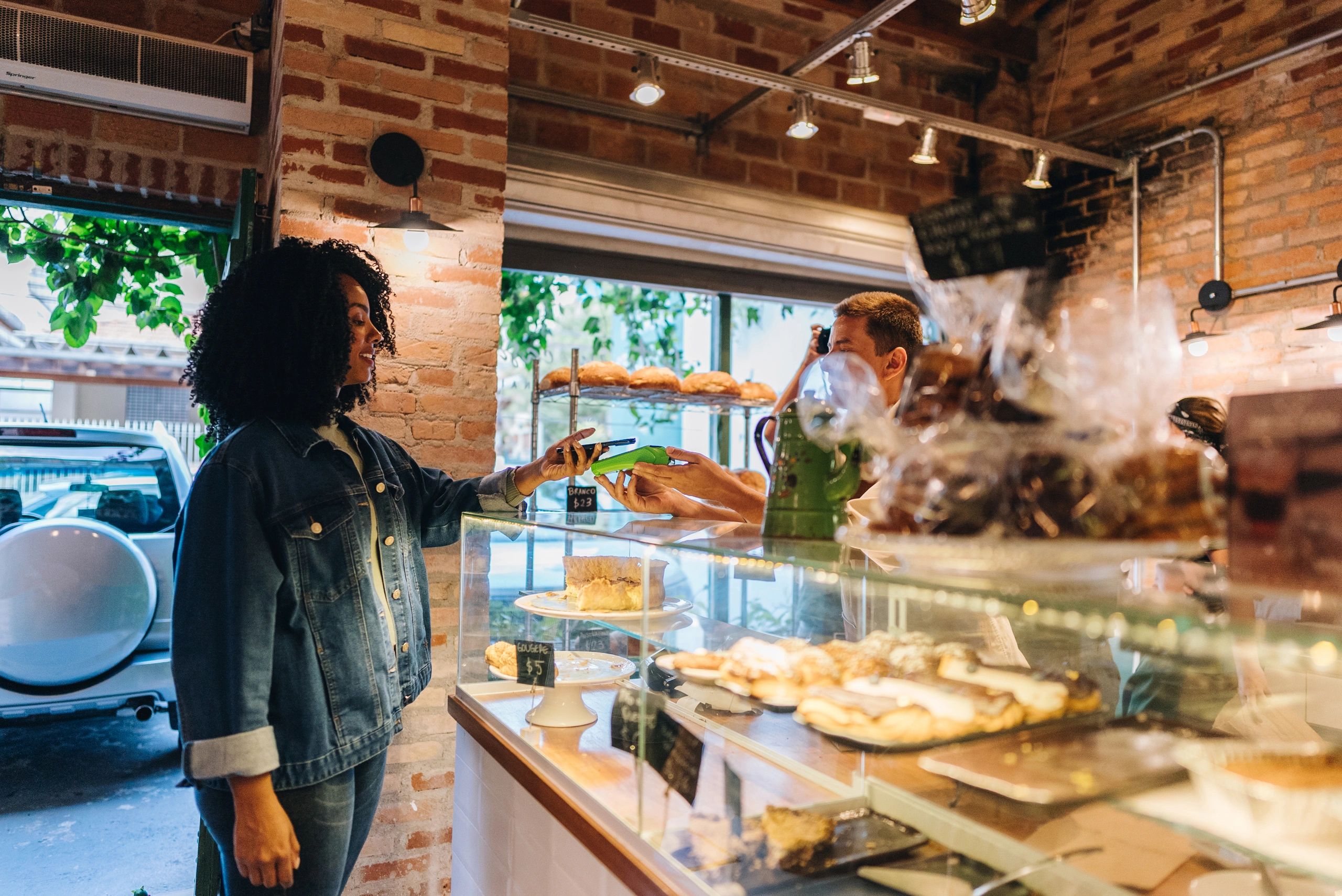 French bakery interior