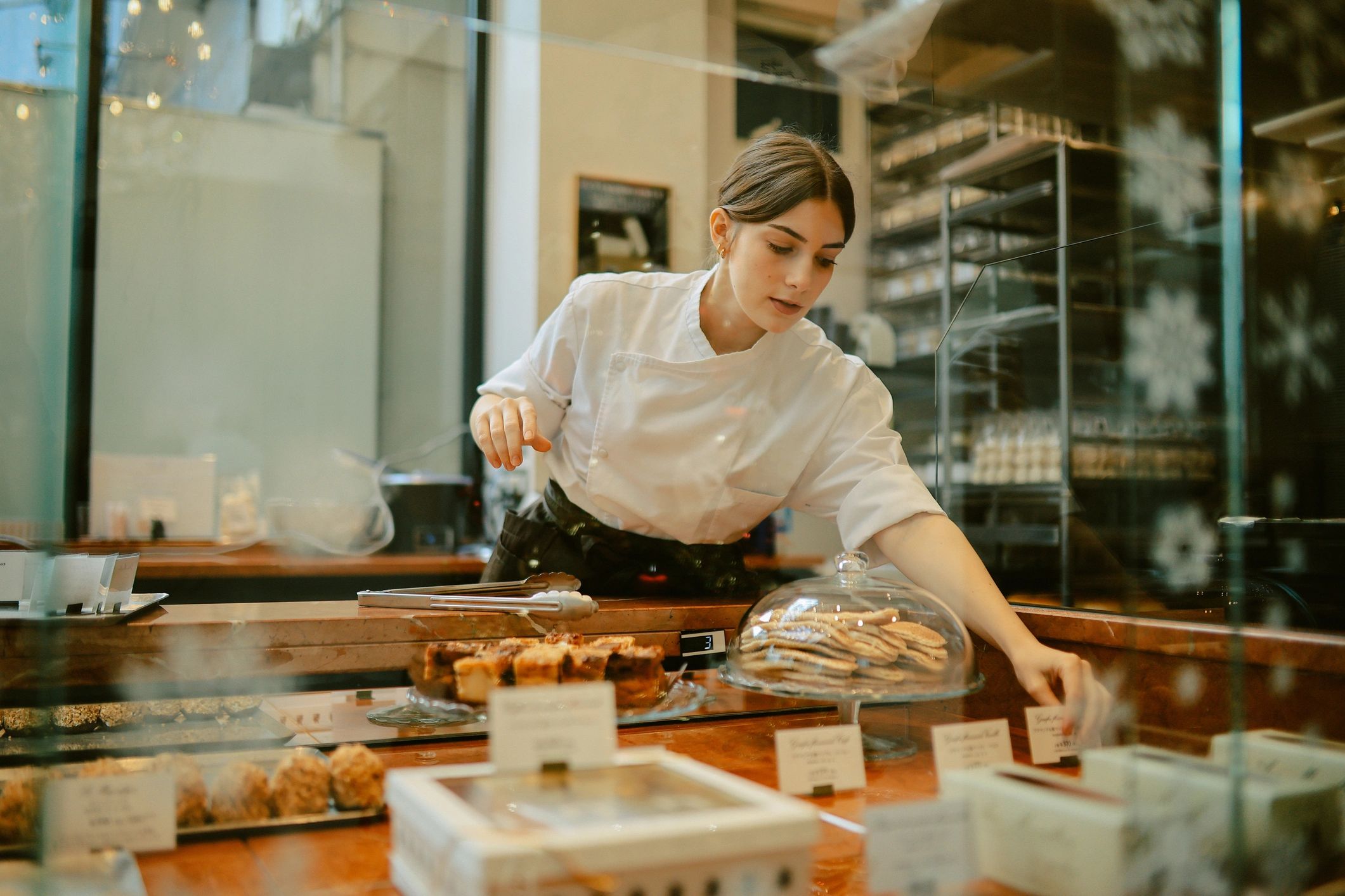 French pastry shop interior